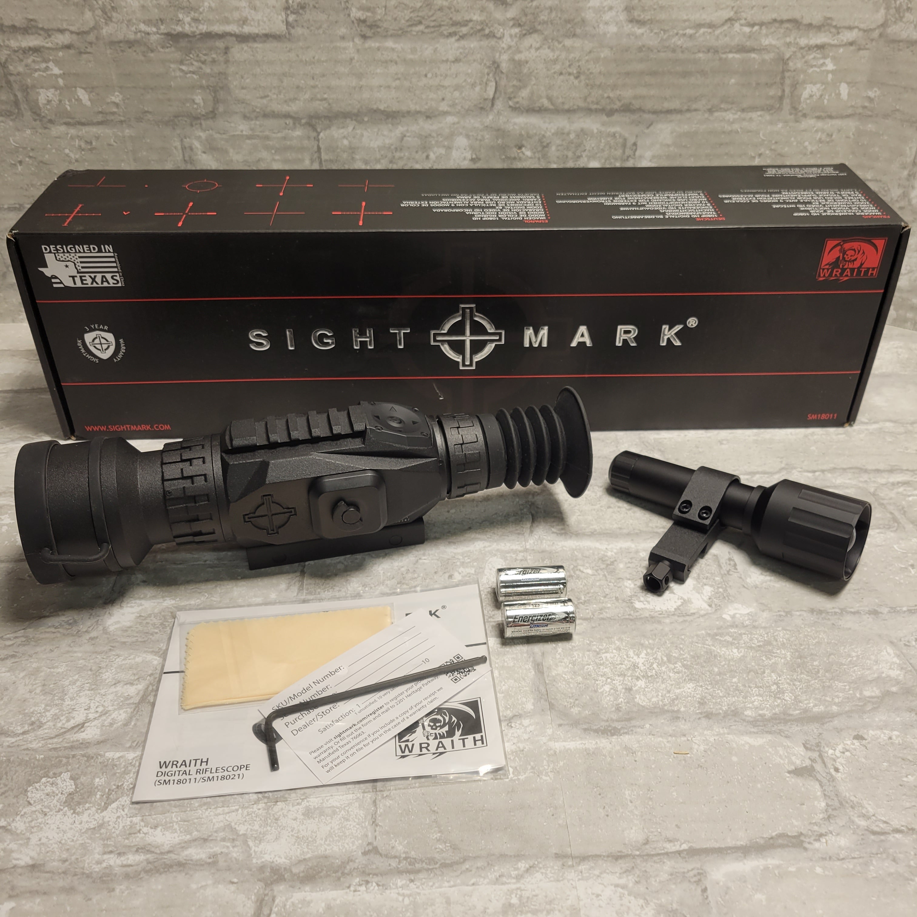 Sightmark Wraith HD SM18011 4-32x50mm Digital Day/Night Vision Rifle Scope (8020736803054)